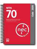 NFPA 70, National Electrical Code NEC 2026 Spiralbound