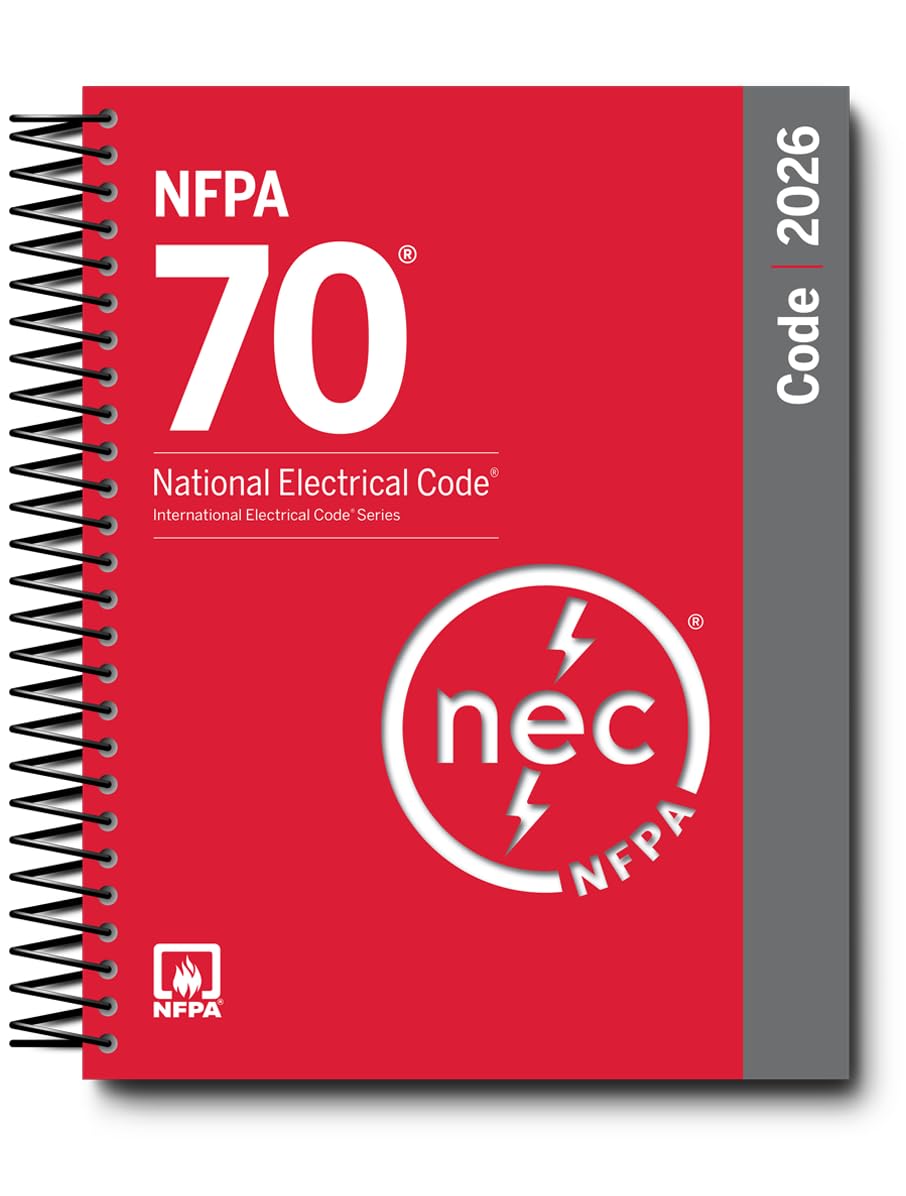 NFPA 70, National Electrical Code NEC 2026 Spiralbound