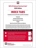 NFPA 70, National Electrical Code (NEC) Self-Adhesive Index Tabs 2026