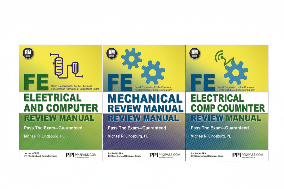 FE Review Manuals White Background