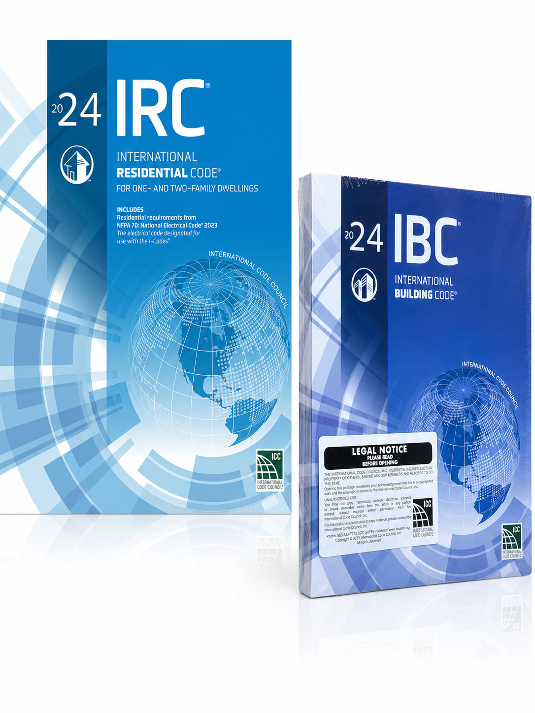 2024 International Residential Code (International Code Council Series) +2024 International Building Code (International Code Council Series) Combo