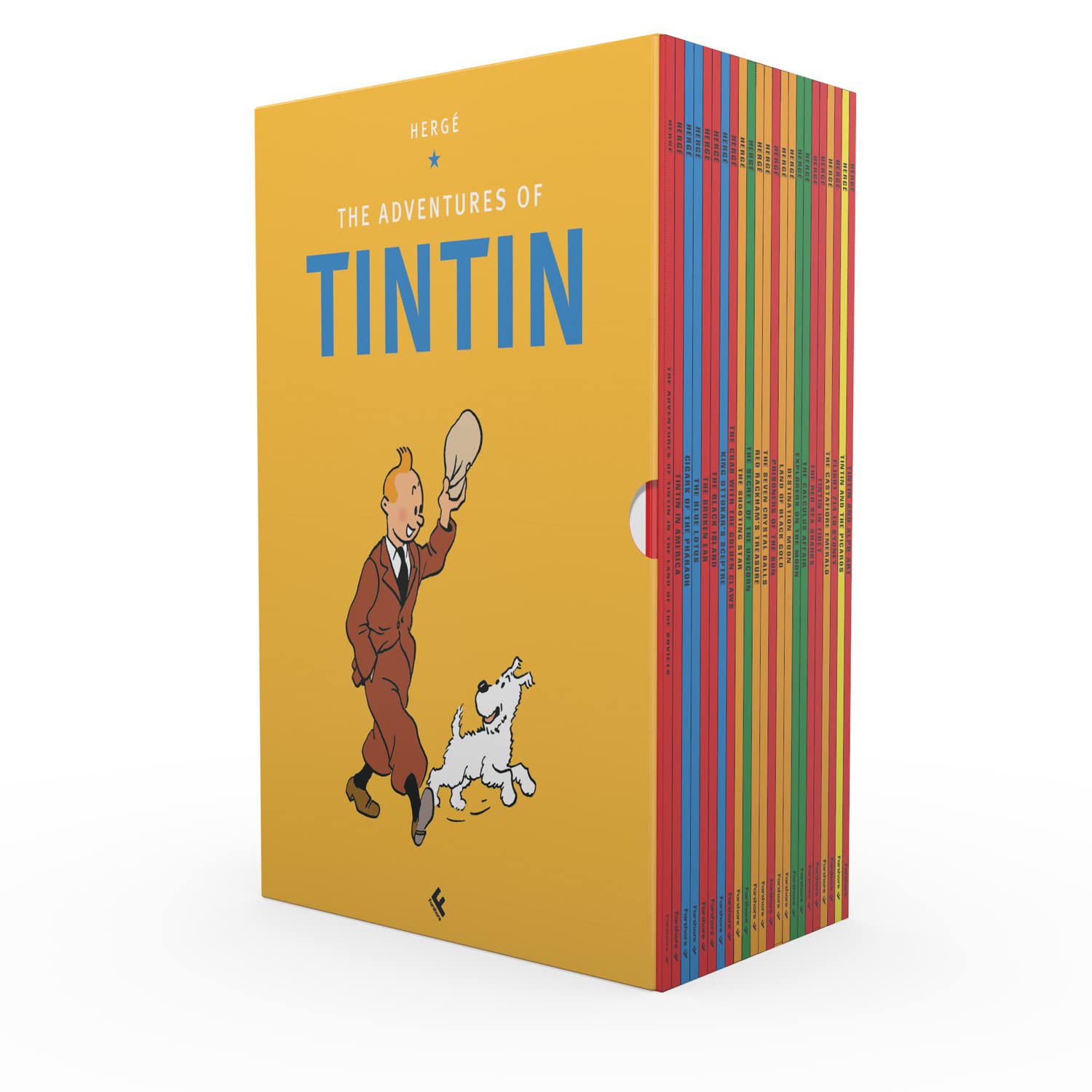 Tintin Paperback Boxed Set 23 titles Paperback – December 18, 2018 by Herge